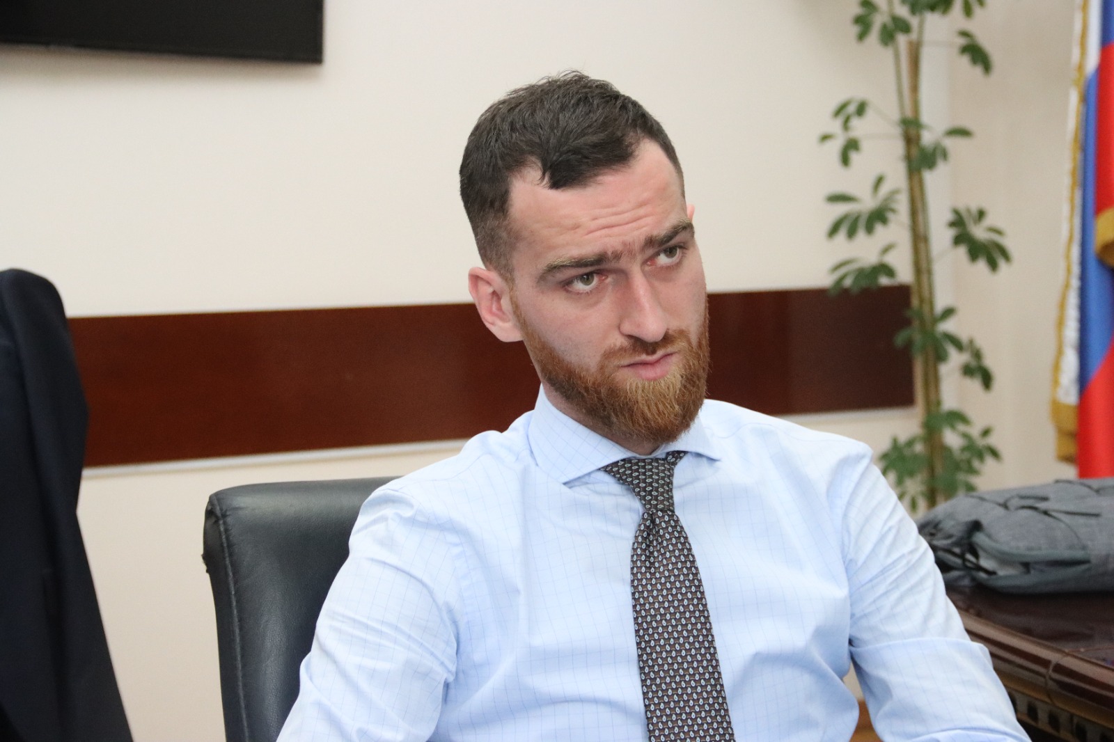 Темирлан Абуталимов встретился с председателем международной общественной организации дагестанцев республики Беларусь «Горо» Хизри Асадулаевым